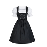 Dame Dirndl Mekko - Kevyt Kangas - Perinteinen Oktoberfest Ilme - EmiyoSuomi - Oktoberfest - Nainen