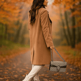 Damejakke - Kaksoisnapitus - Pitkähiha - Käänteet - Tyylikäs - EmiyoSuomi - Takki Nainen