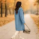 Damejakke - Kaksoisnapitus - Pitkähiha - Käänteet - Tyylikäs - EmiyoSuomi - Takki Nainen