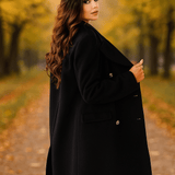 Damejakke - Kaksoisnapitus - Pitkähiha - Käänteet - Tyylikäs - EmiyoSuomi - Takki Nainen