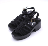 Naisten - Remmisandaalit - Tyylikäs paksu korko - Mukavat kesäkengät joka tilaisuuteen-Sandaalit-EmiyoSuomi