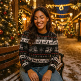 Dyone – Miesten Joulupaita – Tyylikäs – Lämmin – Juhlava - EmiyoSuomi - Joulupuserot