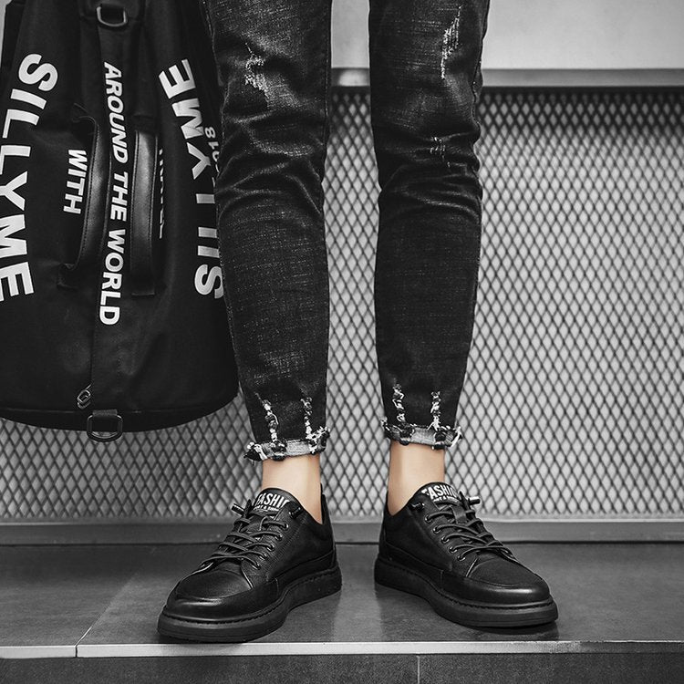 Konf - Aito Nahkainen Rento Kenkä - Confort et Style-Kengät Miehet-EmiyoSuomi