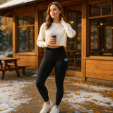 Dame varme formende leggings – foret og elastiske