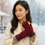 Elegance Talvi Kosketusnäyttöhanskat – Mukavuus & Tyyli - EmiyoSuomi - Lämmitettävät käsineet