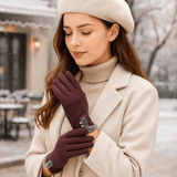 Elegance Talvi Kosketusnäyttöhanskat – Mukavuus & Tyyli - EmiyoSuomi - Lämmitettävät käsineet