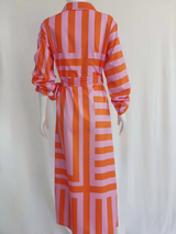 Tyylikäs Silkkinen Kukka Kesämekko - Midi - Naisten-Mekot-EmiyoSuomi