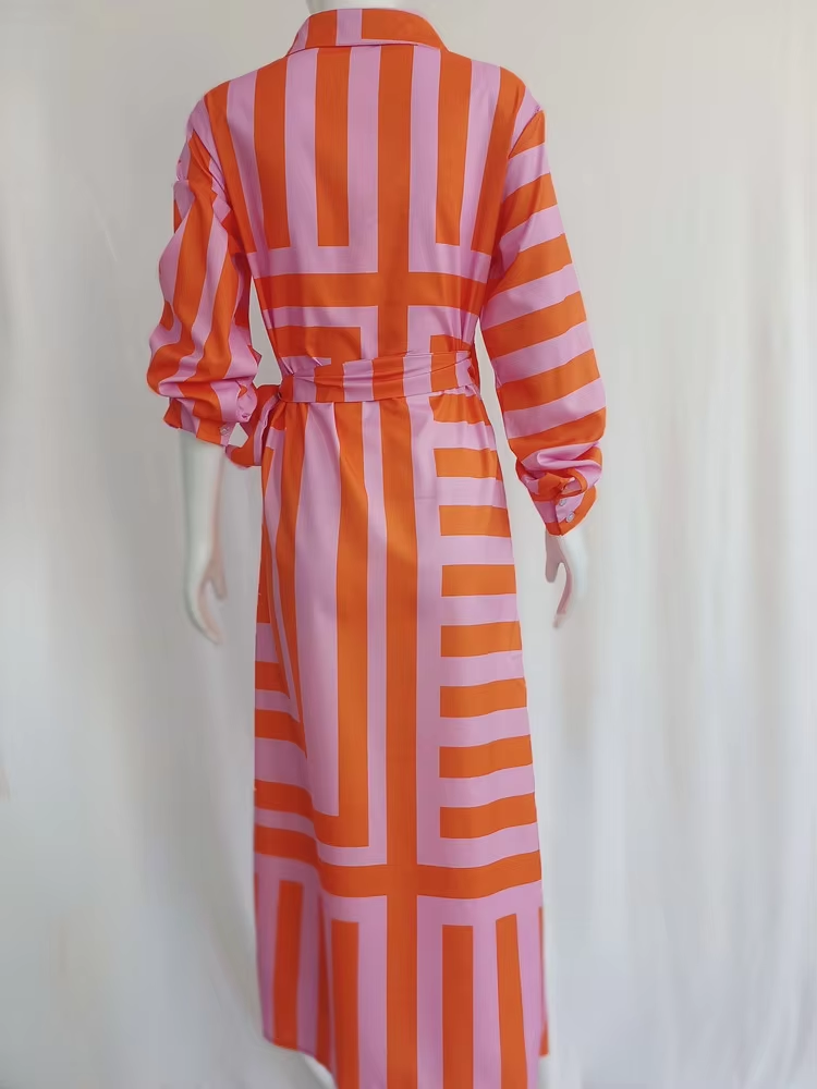 Tyylikäs Silkkinen Kukka Kesämekko - Midi - Naisten-Mekot-EmiyoSuomi