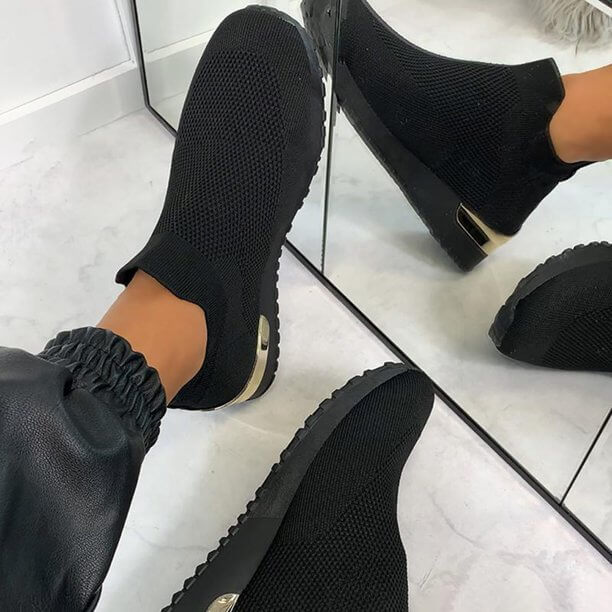 Joustava Slip-On lenkkarit-kengät-EmiyoSuomi