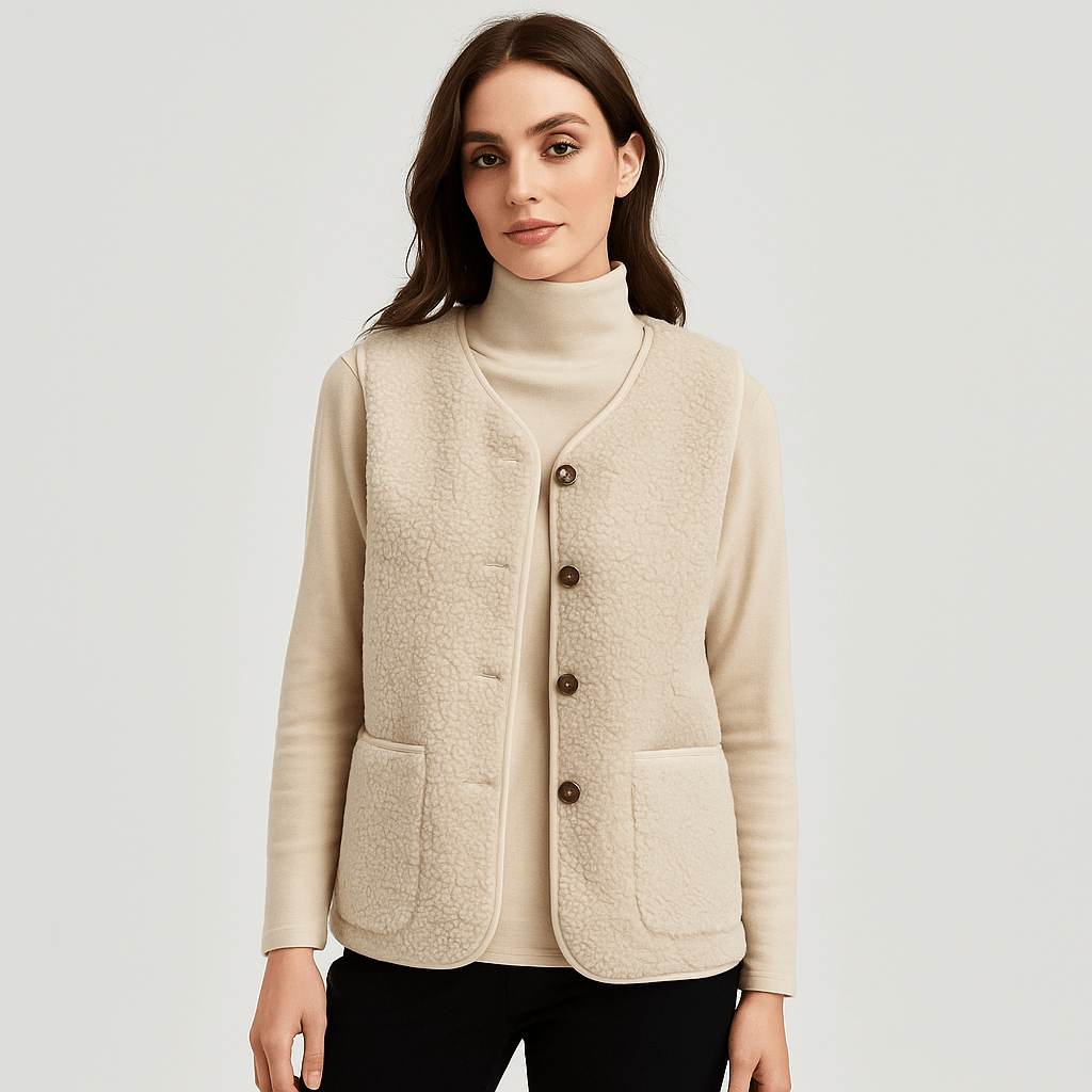 Fleece Thermo Takki Naisille - Lämmin - Mukava - Kevyt - EmiyoSuomi - Naisten liivi