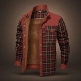 Fleecevuorattu flanellitakki miehille - Lämmin - Mukava - Tyylikäs - EmiyoSuomi - Takit - Miehet