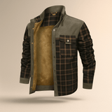 Fleecevuorattu flanellitakki miehille - Lämmin - Mukava - Tyylikäs - EmiyoSuomi - Takit - Miehet