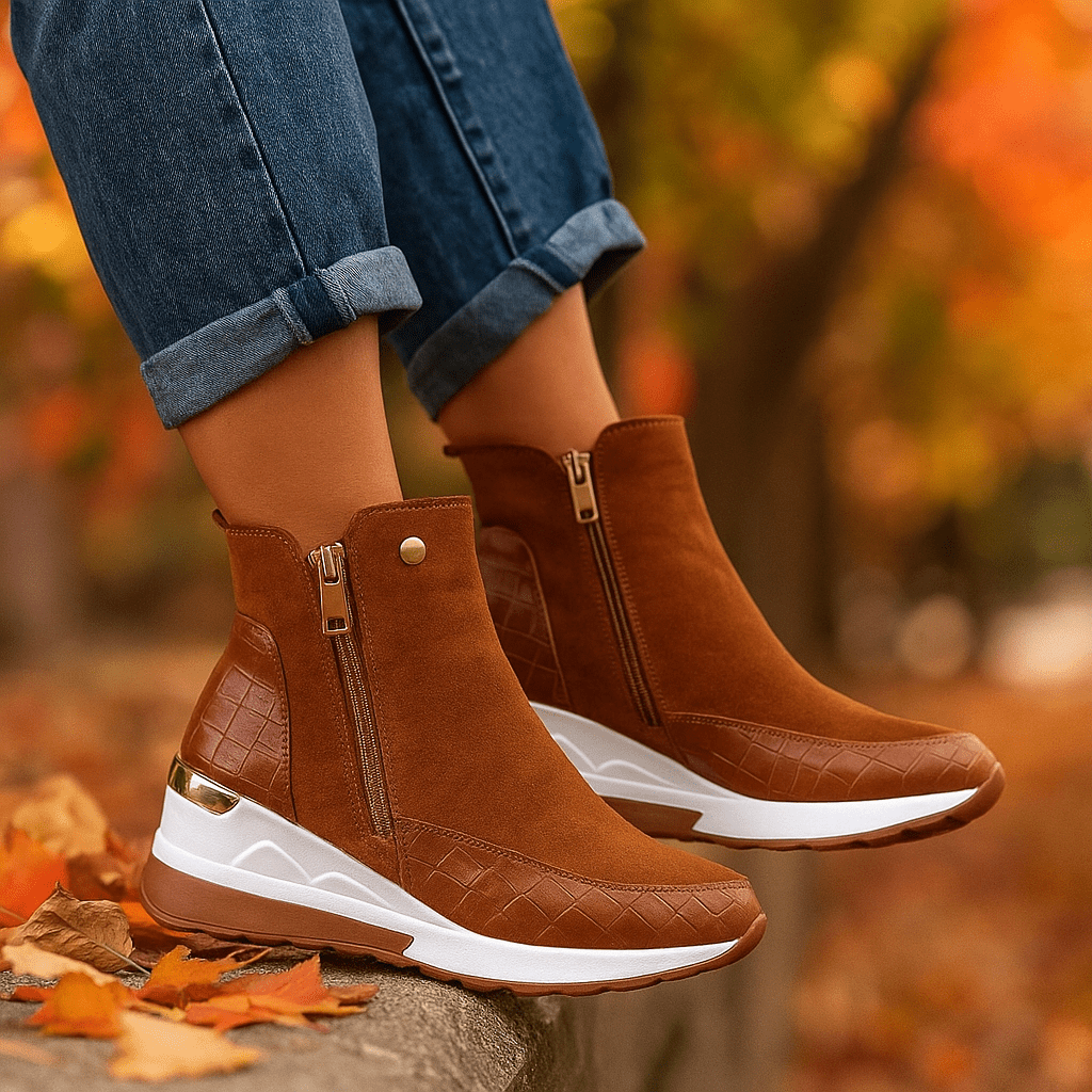 Fran Vintersko - Mukautuva Ortopedinen Tuki - Kestävä & Tyylikäs - EmiyoSuomi - Saappaat Nainen