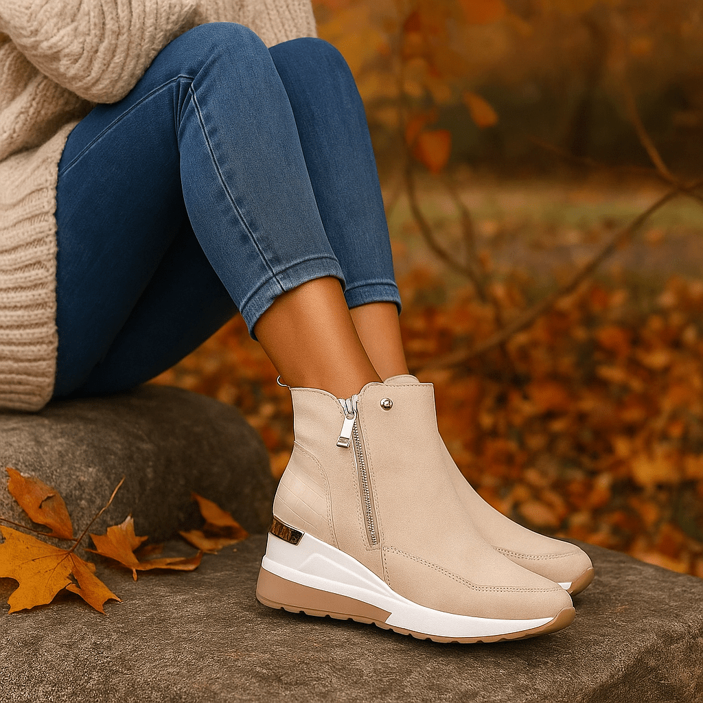 Fran Vintersko - Mukautuva Ortopedinen Tuki - Kestävä & Tyylikäs - EmiyoSuomi - Saappaat Nainen