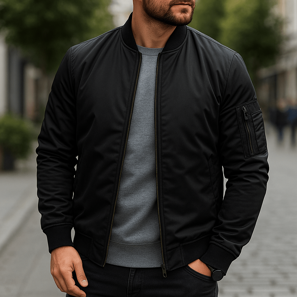 Harold bomber - takki – kevyt, tyylikäs ja mukava - EmiyoSuomi - Takit - Miehet