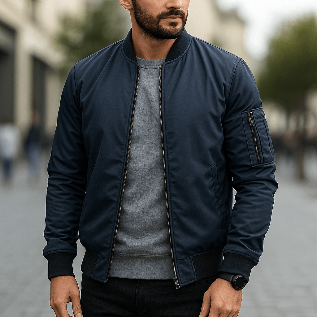 Harold bomber - takki – kevyt, tyylikäs ja mukava - EmiyoSuomi - Takit - Miehet