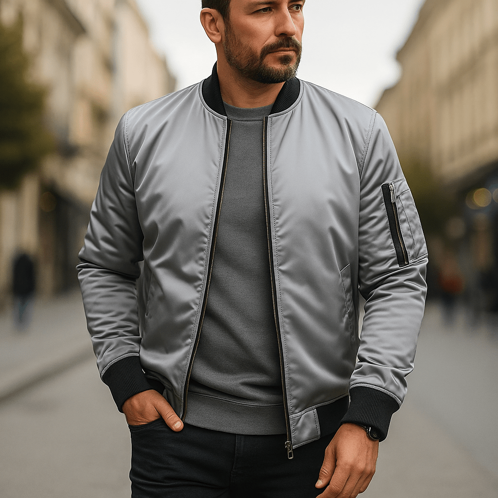 Harold bomber - takki – kevyt, tyylikäs ja mukava - EmiyoSuomi - Takit - Miehet