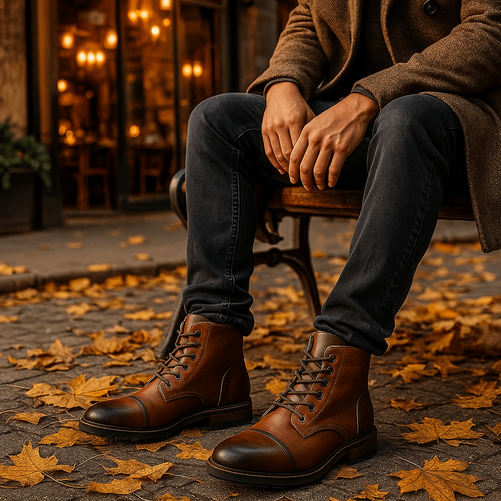 Harry – Miesten Muotikävelykengät Gripillä - EmiyoSuomi - miesten nilkkurit