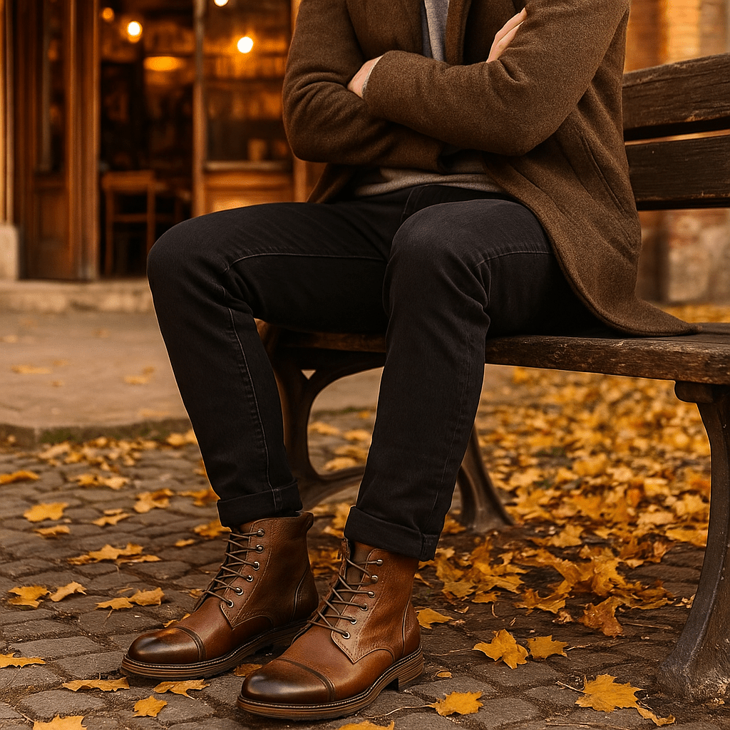 Harry – Miesten Muotikävelykengät Gripillä - EmiyoSuomi - miesten nilkkurit