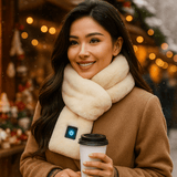 HeatCozy – Tyylikäs Lämmitettävä Huivi Tekokarvasta - EmiyoSuomi - Huivit