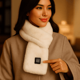 HeatCozy – Tyylikäs Lämmitettävä Huivi Tekokarvasta - EmiyoSuomi - Huivit