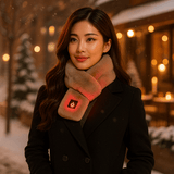 HeatCozy – Tyylikäs Lämmitettävä Huivi Tekokarvasta - EmiyoSuomi - Huivit