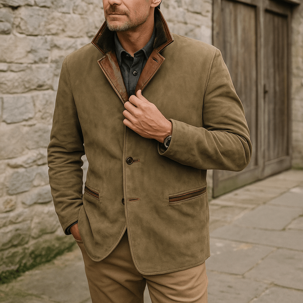 Herra Casual Napillinen Takki - Mukava - Tyylikäs - Monikäyttöinen - EmiyoSuomi - Takit - Miehet