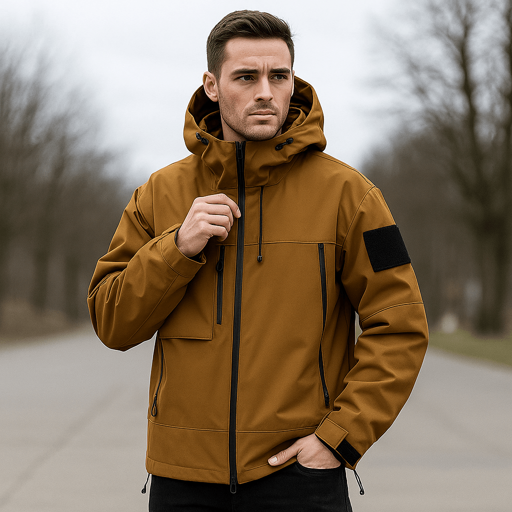 Herra toiminnallinen cargo - takki - tuulenpitävä - kestävä - käytännöllinen - EmiyoSuomi - Takit - Miehet