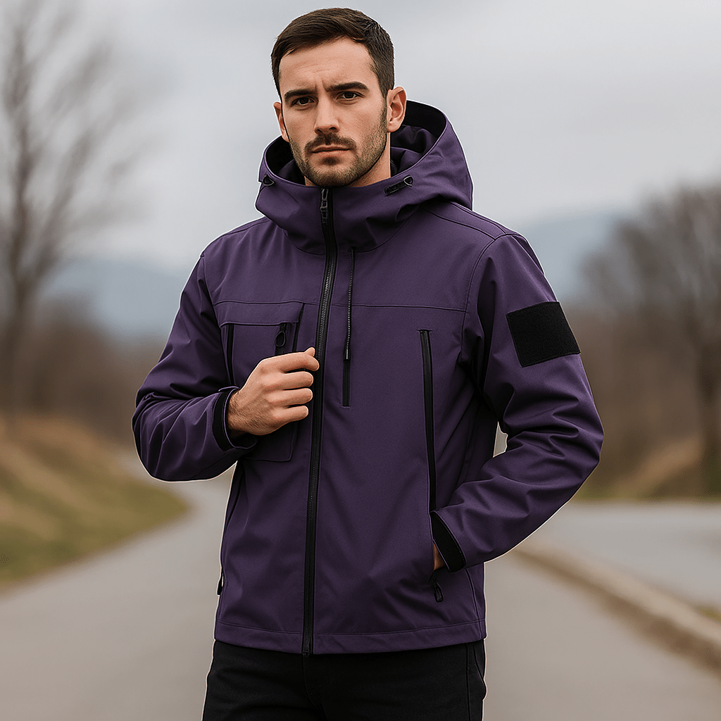 Herra toiminnallinen cargo - takki - tuulenpitävä - kestävä - käytännöllinen - EmiyoSuomi - Takit - Miehet