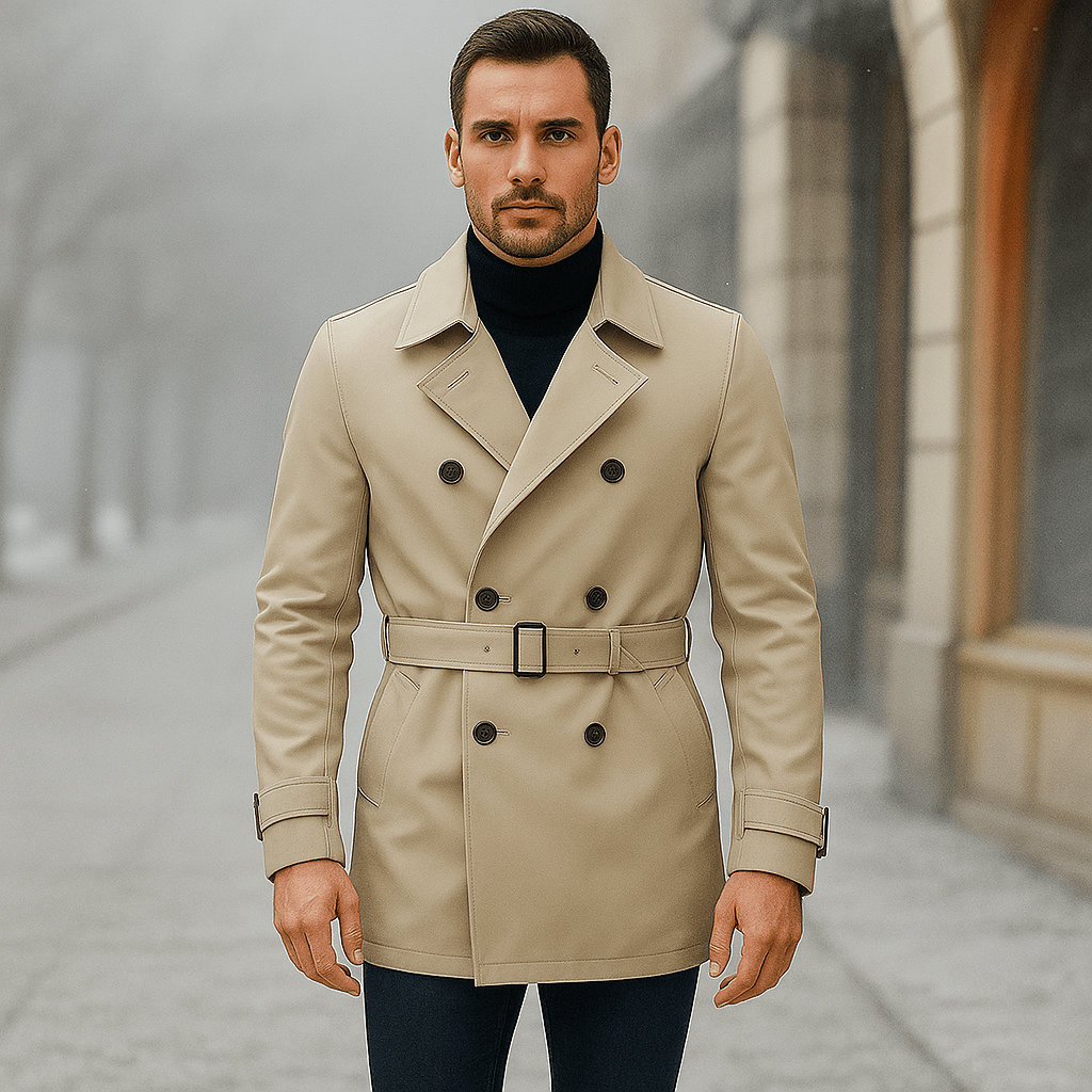 Herre Casual Kaksinkertainen Neuletakki - Mukavuus - Tyyli - Lämpö - EmiyoSuomi - Takit - Miehet