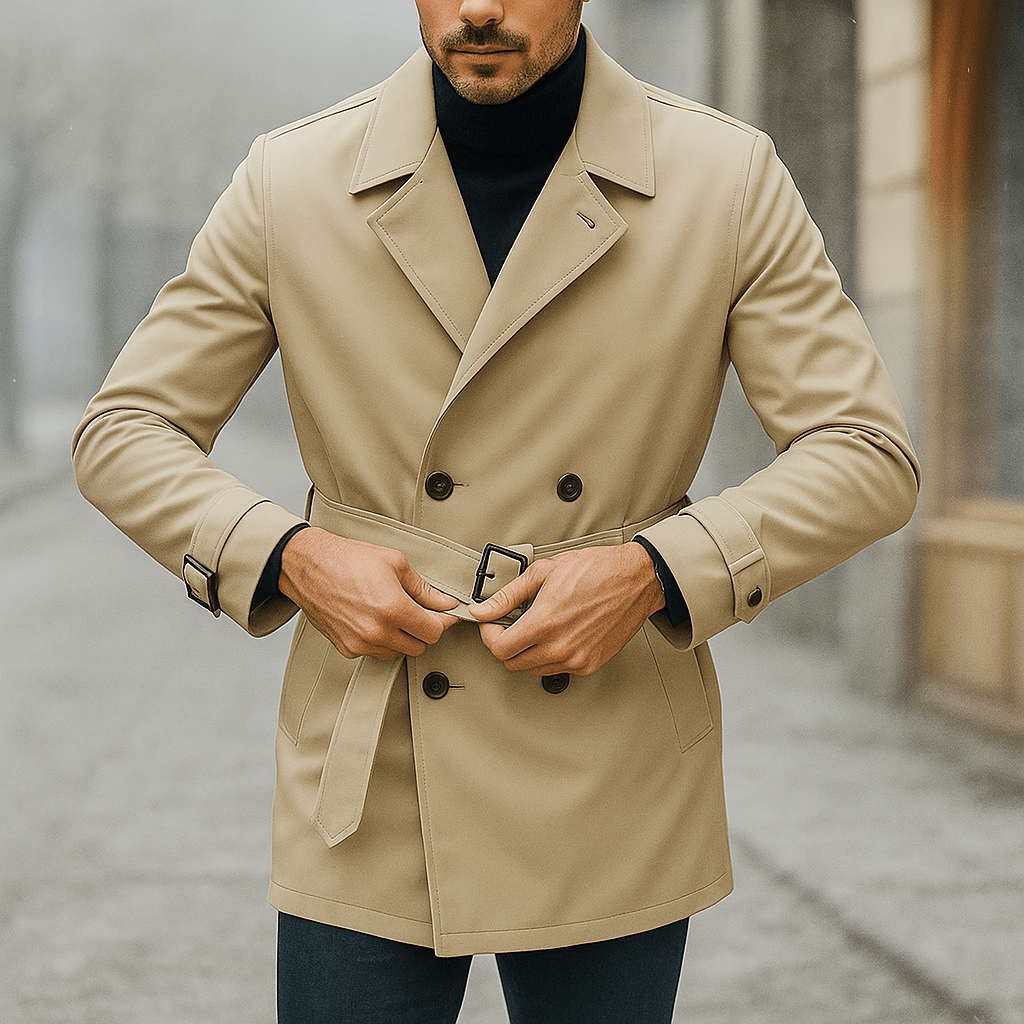 Herre Casual Kaksinkertainen Neuletakki - Mukavuus - Tyyli - Lämpö - EmiyoSuomi - Takit - Miehet