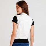 Hihaton Denimliivi - Vaaleat Värit - Kevätmallisto - EmiyoSuomi - Naisten liivi