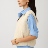 Hihaton V - pääntie Liivi - Lämmin & Tyylikäs Syksy - ja Talvimalli - EmiyoSuomi - Naisten liivi