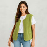 Hihaton V - pääntie Liivi - Lämmin & Tyylikäs Syksy - ja Talvimalli - EmiyoSuomi - Naisten liivi