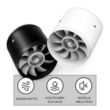 Hiljainen Poistoilmapuhallin Tehokkaaseen Ilmanvaihtoon - EmiyoSuomi - jäähdytys