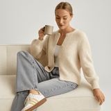 Hygge Cardigan - Mukava Mukavuus - Tyylikäs Lämpö - EmiyoSuomi - Neuleet