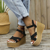 Naisten kiilakorkokengät – Tyylikkäät ja mukautuvat jalkineet-Sandaalit-EmiyoSuomi