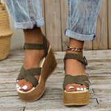 Naisten kiilakorkokengät – Tyylikkäät ja mukautuvat jalkineet-Sandaalit-EmiyoSuomi