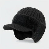 Trapper pipo tekoturkis, tuulenpitävä neule ja korvaläpät