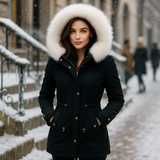 Stilla Stijlvolle Winterjas - Capuchon - Drukknoopdetail - Warm & Stijlvol