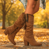 Jana Saappaat - Kestävä Western - tyyli - Mukavuus ja Kestävyys - EmiyoSuomi - Saappaat Nainen