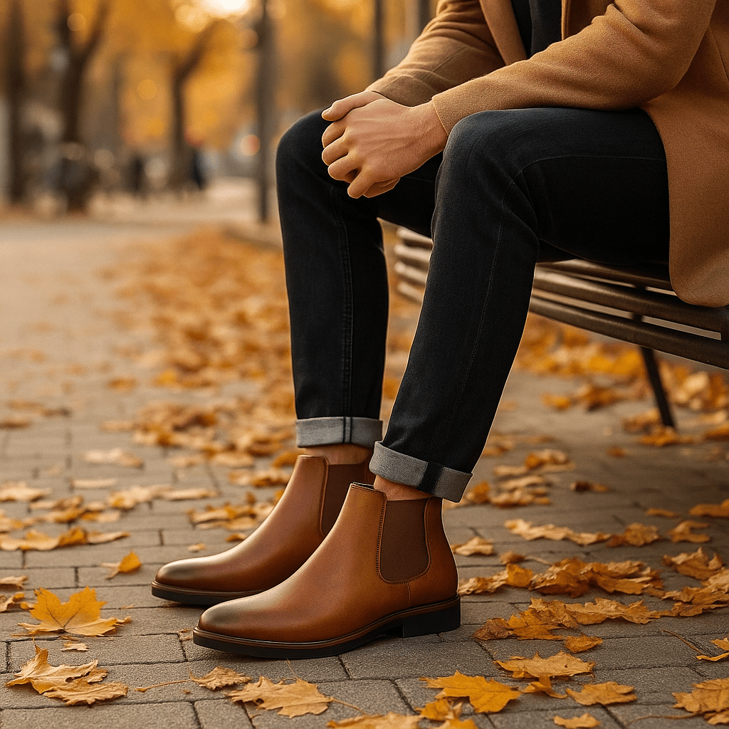 Joey – Miesten Chelsea - saappaat Vetoketjulla - EmiyoSuomi - miesten nilkkurit