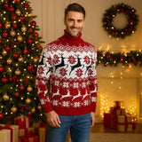 Jouluinen Neuleparille - Hirvikuosi - Lämmin & Tyylikäs - EmiyoSuomi - Joulupuserot