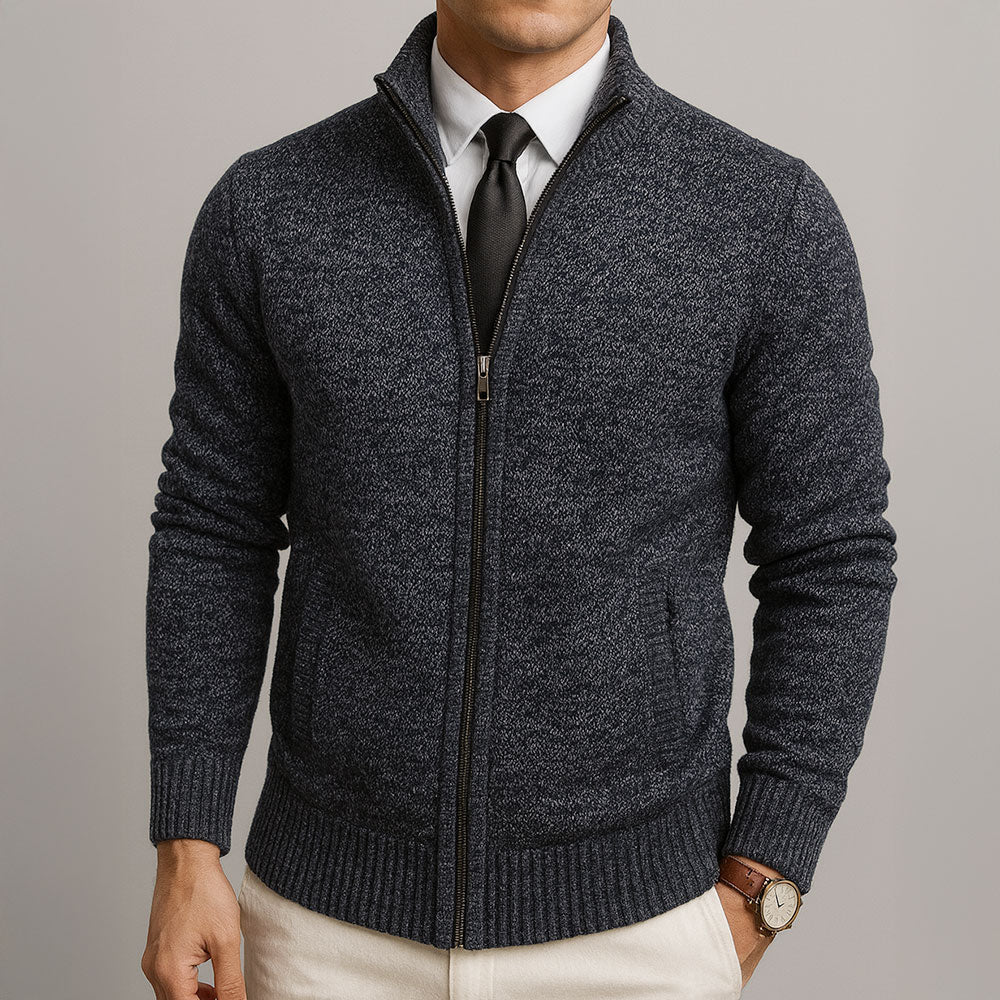 Miesten merinosvillaliivi slim fit, pehmeä neuleliivi