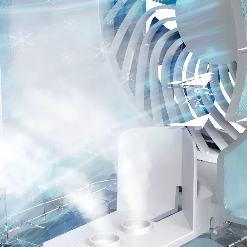 Kannettava Ilmajäähdytin Kostutin Tuulettimen Yövalo - EmiyoSuomi - jäähdytys