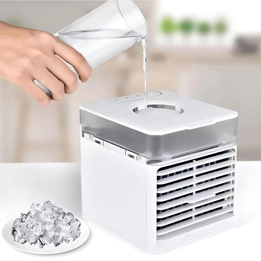 Kannettava Ilmajäähdytin Tuulettimen Hiljainen Säädettävä Kostutin - EmiyoSuomi - jäähdytys