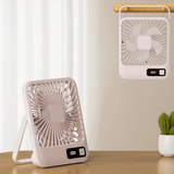 Kannettava USB - ladattava pöytätuuletin - EmiyoSuomi - jäähdytys