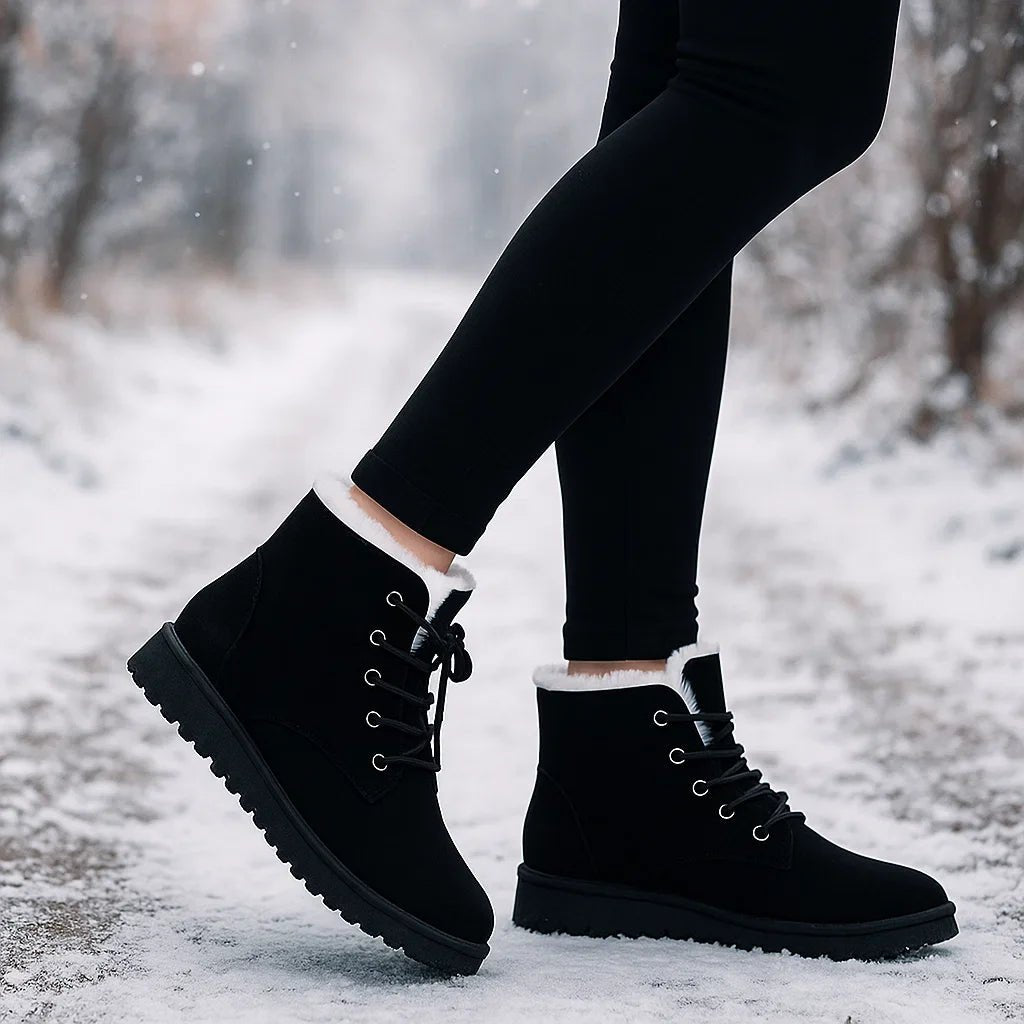 Kengät nauhoilla naisille – lämpö & vakaus - EmiyoSuomi - Naisten talvikengät