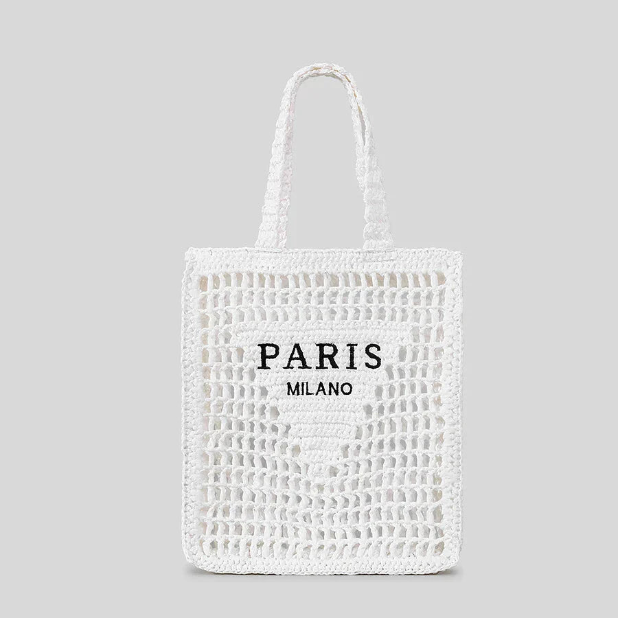 Kesäinen Naisten Kutoa Olkalaukku Angelica - EmiyoSuomi - Käsilaukku