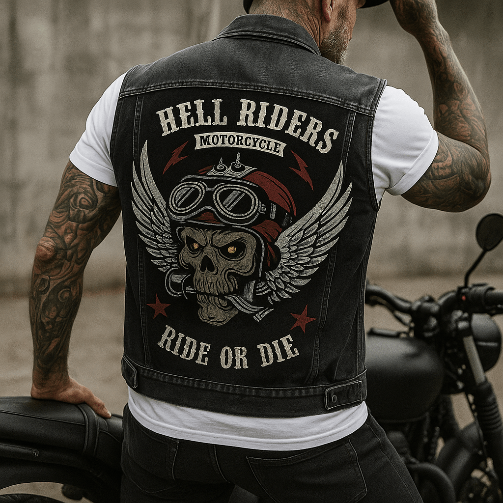 Kestävä moottoripyöräliivi miehille - EmiyoSuomi - Takit - Miehet